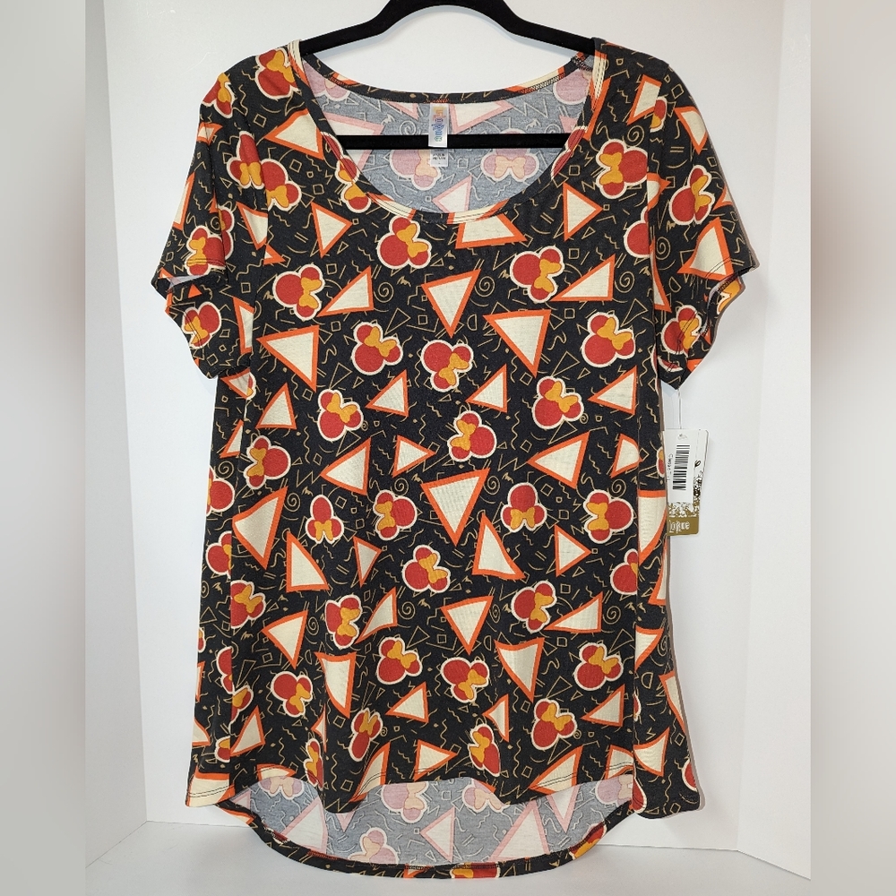 Disney LuLaRoe Classic T, L, Minnie, Orange/Red/Black